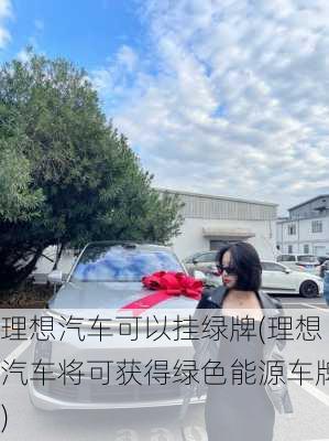 理想汽车可以挂绿牌(理想汽车将可获得绿色能源车牌)-第2张图片-苏希特新能源