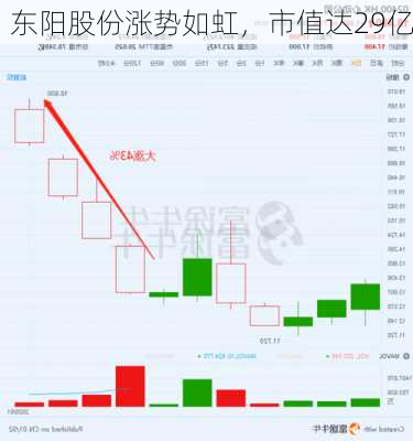 东阳股份涨势如虹，市值达29亿-第1张图片-苏希特新能源