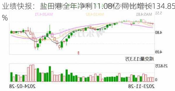 业绩快报：盐田港全年净利11.08亿 同比增长134.85%-第1张图片-苏希特新能源