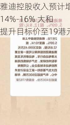 雅迪控股收入预计增长14%-16% 大和提升目标价至19港元-第1张图片-苏希特新能源