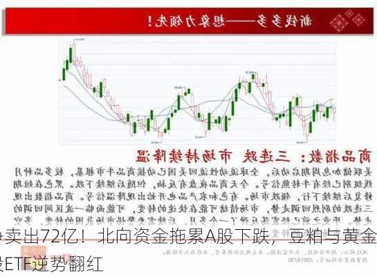 净卖出72亿！北向资金拖累A股下跌，豆粕与黄金股ETF逆势翻红-第2张图片-苏希特新能源