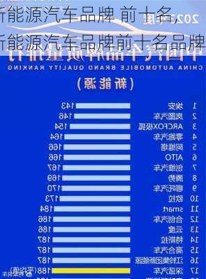 新能源汽车品牌 前十名,新能源汽车品牌前十名品牌-第3张图片-苏希特新能源