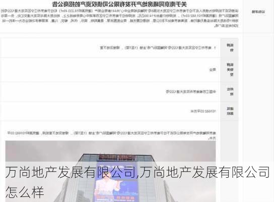 万尚地产发展有限公司,万尚地产发展有限公司怎么样-第3张图片-苏希特新能源