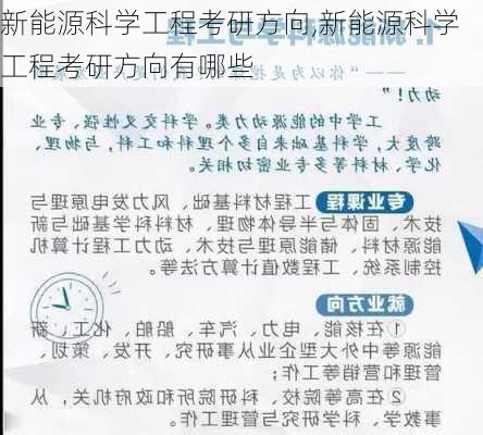 新能源科学工程考研方向,新能源科学工程考研方向有哪些-第1张图片-苏希特新能源