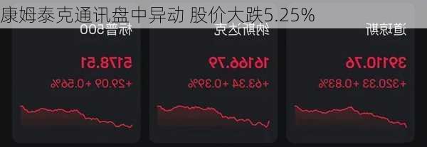 康姆泰克通讯盘中异动 股价大跌5.25%-第2张图片-苏希特新能源