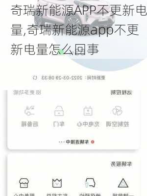 奇瑞新能源APP不更新电量,奇瑞新能源app不更新电量怎么回事-第2张图片-苏希特新能源