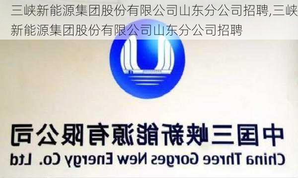 三峡新能源集团股份有限公司山东分公司招聘,三峡新能源集团股份有限公司山东分公司招聘-第1张图片-苏希特新能源