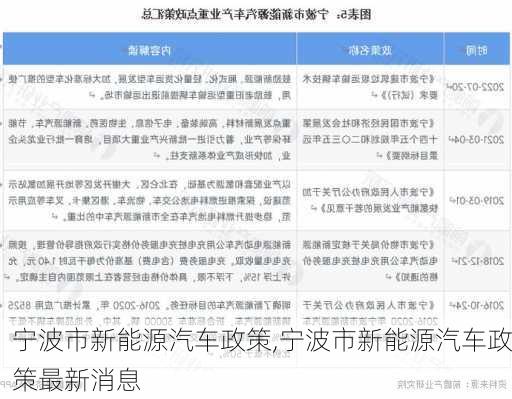 宁波市新能源汽车政策,宁波市新能源汽车政策最新消息-第2张图片-苏希特新能源