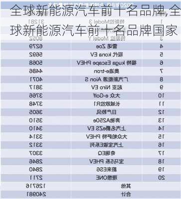 全球新能源汽车前十名品牌,全球新能源汽车前十名品牌国家-第3张图片-苏希特新能源