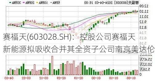 赛福天(603028.SH)：控股公司赛福天新能源拟吸收合并其全资子公司南京美达伦-第1张图片-苏希特新能源