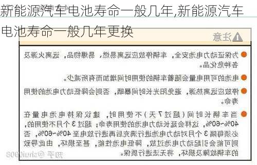 新能源汽车电池寿命一般几年,新能源汽车电池寿命一般几年更换-第2张图片-苏希特新能源