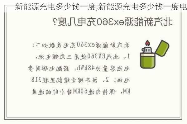 新能源充电多少钱一度,新能源充电多少钱一度电-第2张图片-苏希特新能源