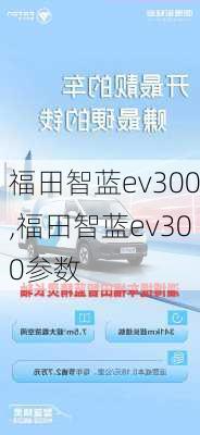 福田智蓝ev300,福田智蓝ev300参数-第2张图片-苏希特新能源