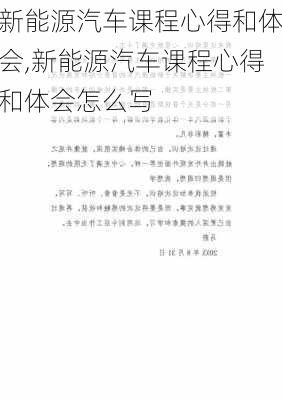 新能源汽车课程心得和体会,新能源汽车课程心得和体会怎么写-第3张图片-苏希特新能源