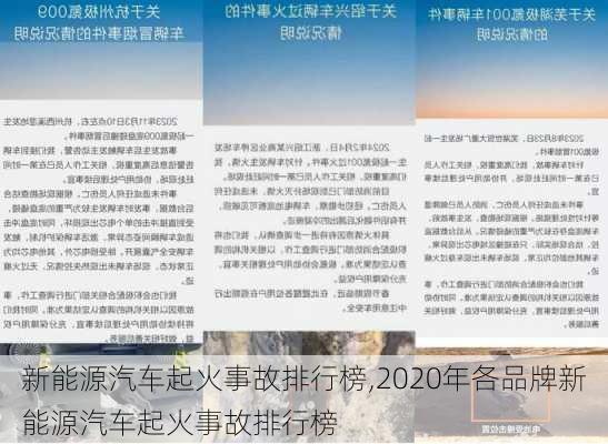 新能源汽车起火事故排行榜,2020年各品牌新能源汽车起火事故排行榜-第3张图片-苏希特新能源