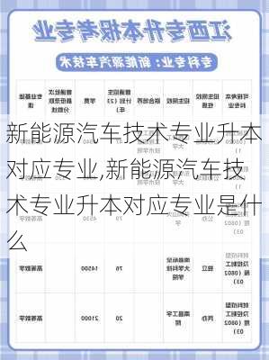 新能源汽车技术专业升本对应专业,新能源汽车技术专业升本对应专业是什么-第3张图片-苏希特新能源