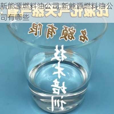 新能源燃料油公司,新能源燃料油公司有哪些-第3张图片-苏希特新能源