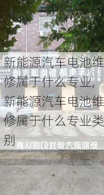 新能源汽车电池维修属于什么专业,新能源汽车电池维修属于什么专业类别-第3张图片-苏希特新能源