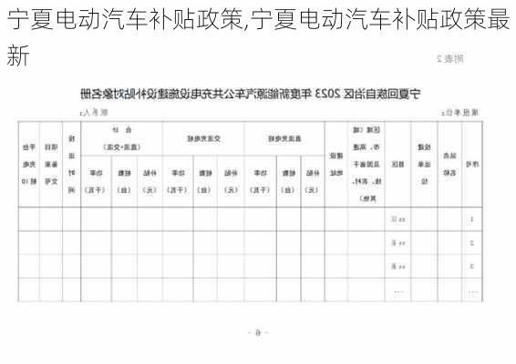 宁夏电动汽车补贴政策,宁夏电动汽车补贴政策最新-第2张图片-苏希特新能源