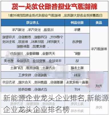 新能源企业龙头企业排名,新能源企业龙头企业排名榜-第2张图片-苏希特新能源