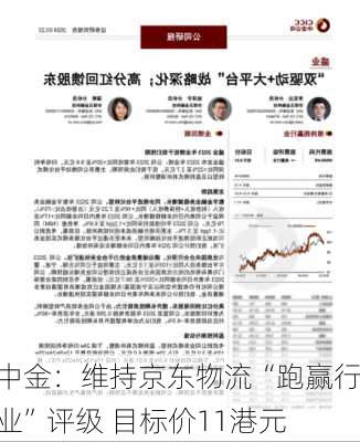 中金：维持京东物流“跑赢行业”评级 目标价11港元-第1张图片-苏希特新能源