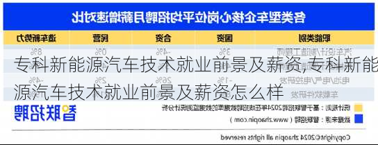 专科新能源汽车技术就业前景及薪资,专科新能源汽车技术就业前景及薪资怎么样-第3张图片-苏希特新能源