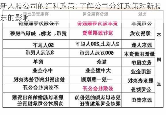 新入股公司的红利政策: 了解公司分红政策对新股东的影响-第2张图片-苏希特新能源