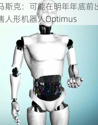 马斯克：可能在明年年底前出售人形机器人Optimus-第1张图片-苏希特新能源