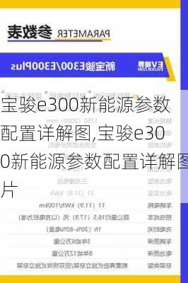 宝骏e300新能源参数配置详解图,宝骏e300新能源参数配置详解图片-第3张图片-苏希特新能源