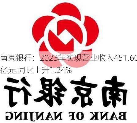 南京银行：2023年实现营业收入451.60亿元 同比上升1.24%-第1张图片-苏希特新能源