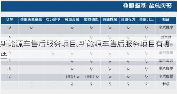 新能源车售后服务项目,新能源车售后服务项目有哪些-第3张图片-苏希特新能源