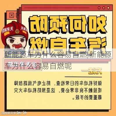 新能源车为什么容易自燃,新能源车为什么容易自燃呢