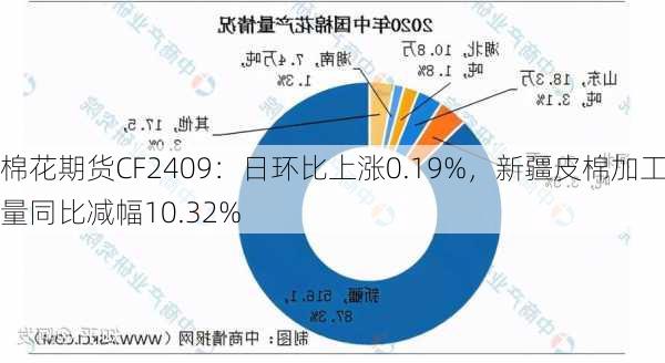 棉花期货CF2409：日环比上涨0.19%，新疆皮棉加工量同比减幅10.32%