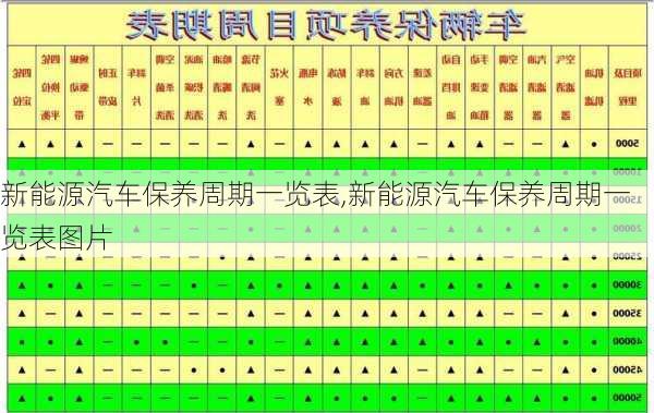 新能源汽车保养周期一览表,新能源汽车保养周期一览表图片-第2张图片-苏希特新能源