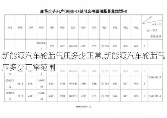 新能源汽车轮胎气压多少正常,新能源汽车轮胎气压多少正常范围-第2张图片-苏希特新能源