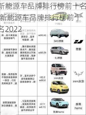 新能源车品牌排行榜前十名,新能源车品牌排行榜前十名2022-第2张图片-苏希特新能源