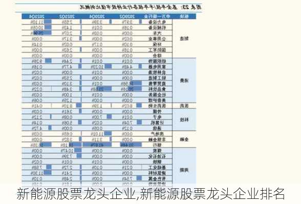 新能源股票龙头企业,新能源股票龙头企业排名-第2张图片-苏希特新能源