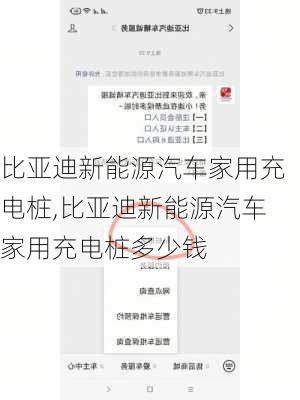 比亚迪新能源汽车家用充电桩,比亚迪新能源汽车家用充电桩多少钱-第3张图片-苏希特新能源