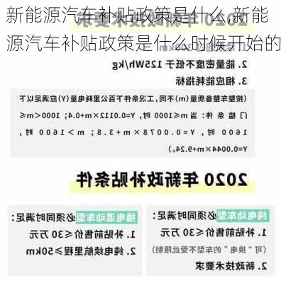 新能源汽车补贴政策是什么,新能源汽车补贴政策是什么时候开始的-第1张图片-苏希特新能源