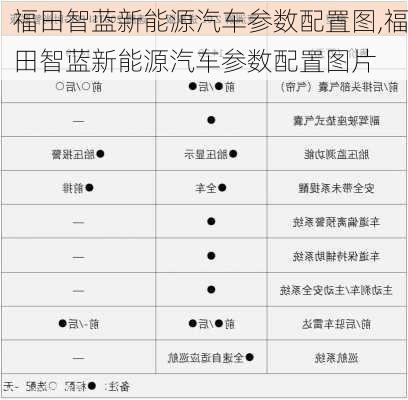 福田智蓝新能源汽车参数配置图,福田智蓝新能源汽车参数配置图片-第2张图片-苏希特新能源