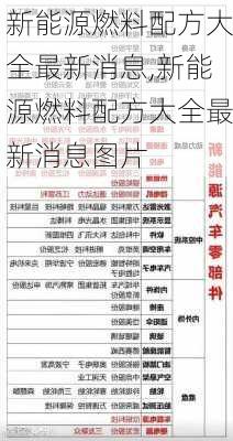 新能源燃料配方大全最新消息,新能源燃料配方大全最新消息图片-第2张图片-苏希特新能源