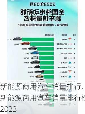 新能源商用汽车销量排行,新能源商用汽车销量排行榜2023