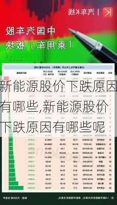 新能源股价下跌原因有哪些,新能源股价下跌原因有哪些呢-第1张图片-苏希特新能源