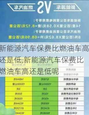 新能源汽车保费比燃油车高还是低,新能源汽车保费比燃油车高还是低呢-第1张图片-苏希特新能源