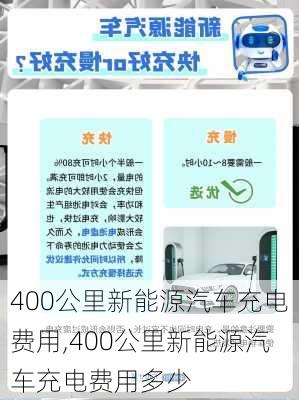 400公里新能源汽车充电费用,400公里新能源汽车充电费用多少