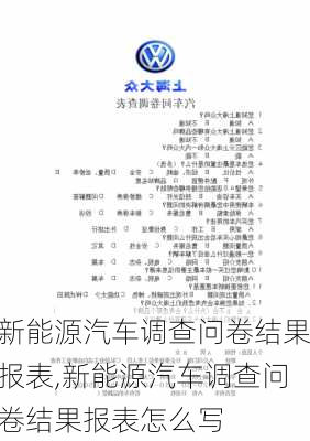 新能源汽车调查问卷结果报表,新能源汽车调查问卷结果报表怎么写-第2张图片-苏希特新能源