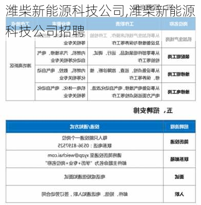 潍柴新能源科技公司,潍柴新能源科技公司招聘