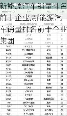 新能源汽车销量排名前十企业,新能源汽车销量排名前十企业集团-第2张图片-苏希特新能源