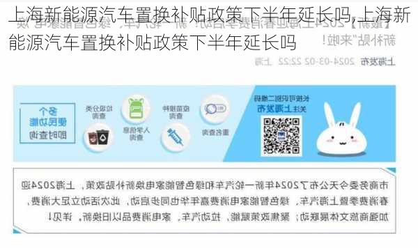 上海新能源汽车置换补贴政策下半年延长吗,上海新能源汽车置换补贴政策下半年延长吗-第2张图片-苏希特新能源