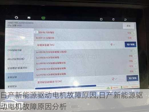 日产新能源驱动电机故障原因,日产新能源驱动电机故障原因分析-第2张图片-苏希特新能源